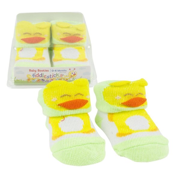 Fiddlesticks Baby Booties 0-6 months - Picture 7 of 7